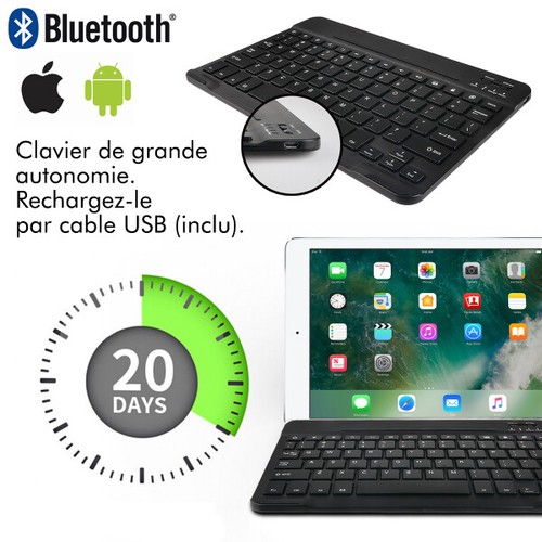 Étui de Protection Rouge avec Clavier Bluetooth pour Tablette haute qualité Archos Core 101 3G
