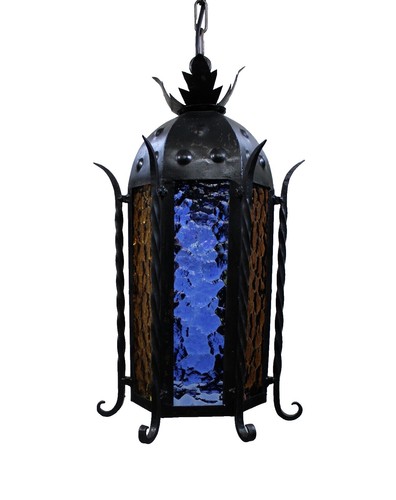 347c Antique vintage 1910's 30's glass ceiling light fixture globe