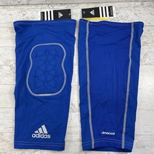 Lot Of 2- XL Adidas Techfit Climacool Ironskin Royal Blue Knee Sleeve Pad Leg