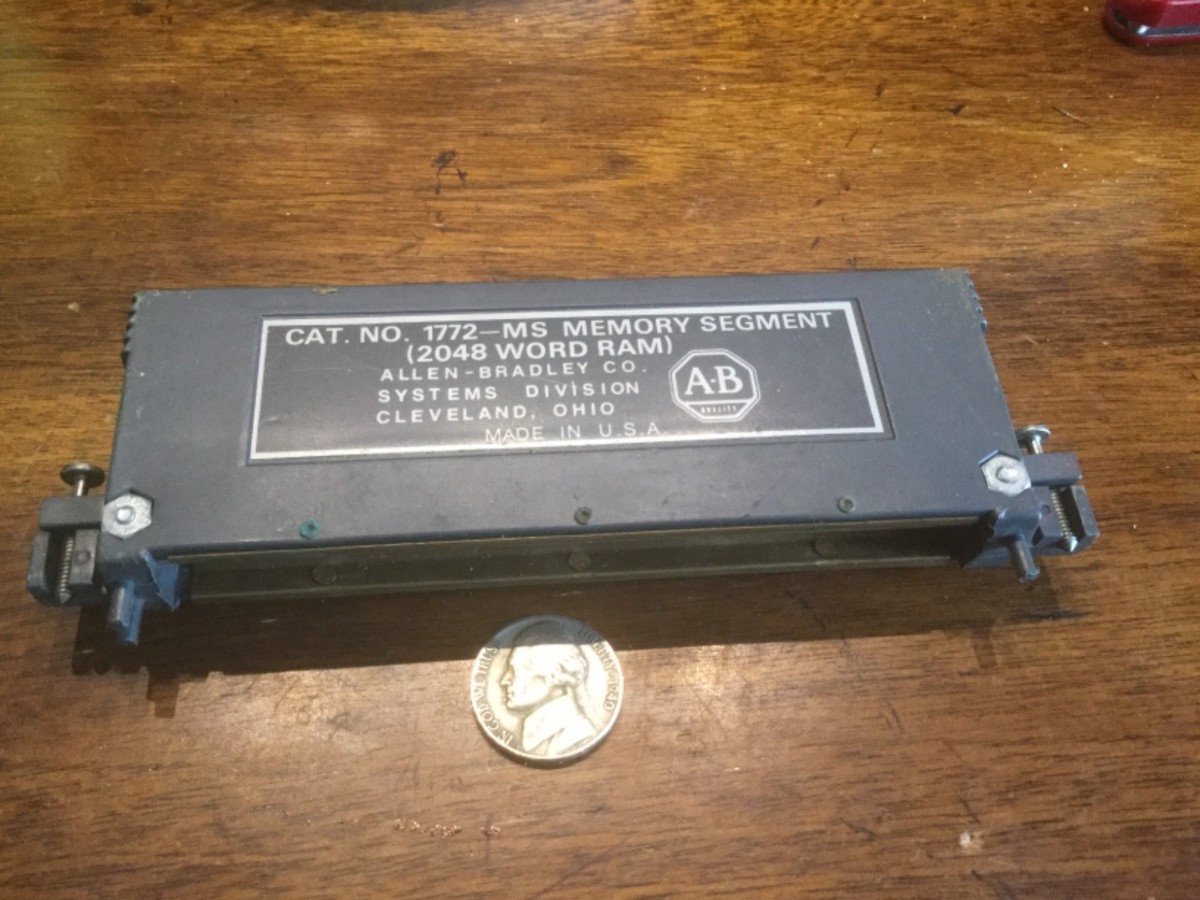Allen Bradley AB Memory Segment 2048 Word Ram 1772-MS used from