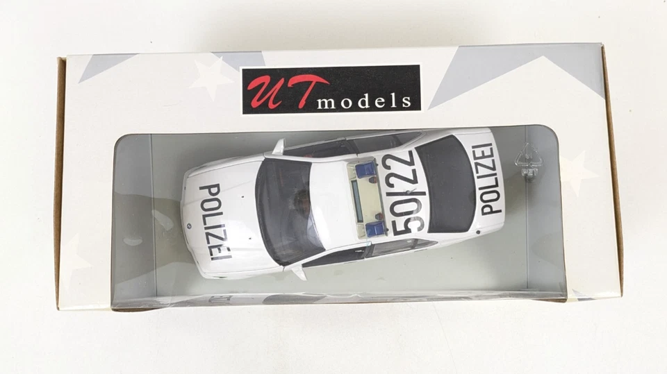 UT Models 1999 BMW E36 M3 POLICE POLIZEI Car 1:18 Scale Diecast #20531 ~ NICE - Image 2 of 4