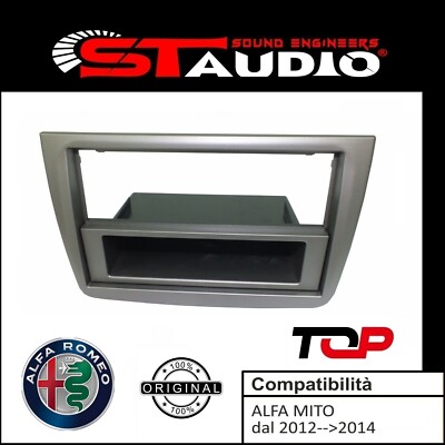 MASCHERINA AUTORADIO 1 DIN PER FIAT DUCATO DAL 2011 AL 2014 SENZA RADIO DI SERIE