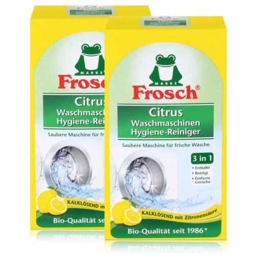 Frosch Citrus Waschmaschinen Hygiene-Reiniger 250g - Kalklösend (2er Pack) - Bild 1 von 2