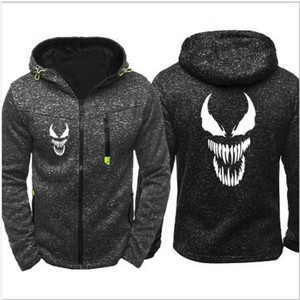 Homem-aranha Venom Masculino Moletom com capuz impressão Jaqueta Casaco Moletom com capuz Zíper Cosplay | eBay