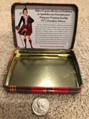 Green 25's Macdonald Export 'A' 65 Yr Anniversary Cigarette Tin NEVER USED 