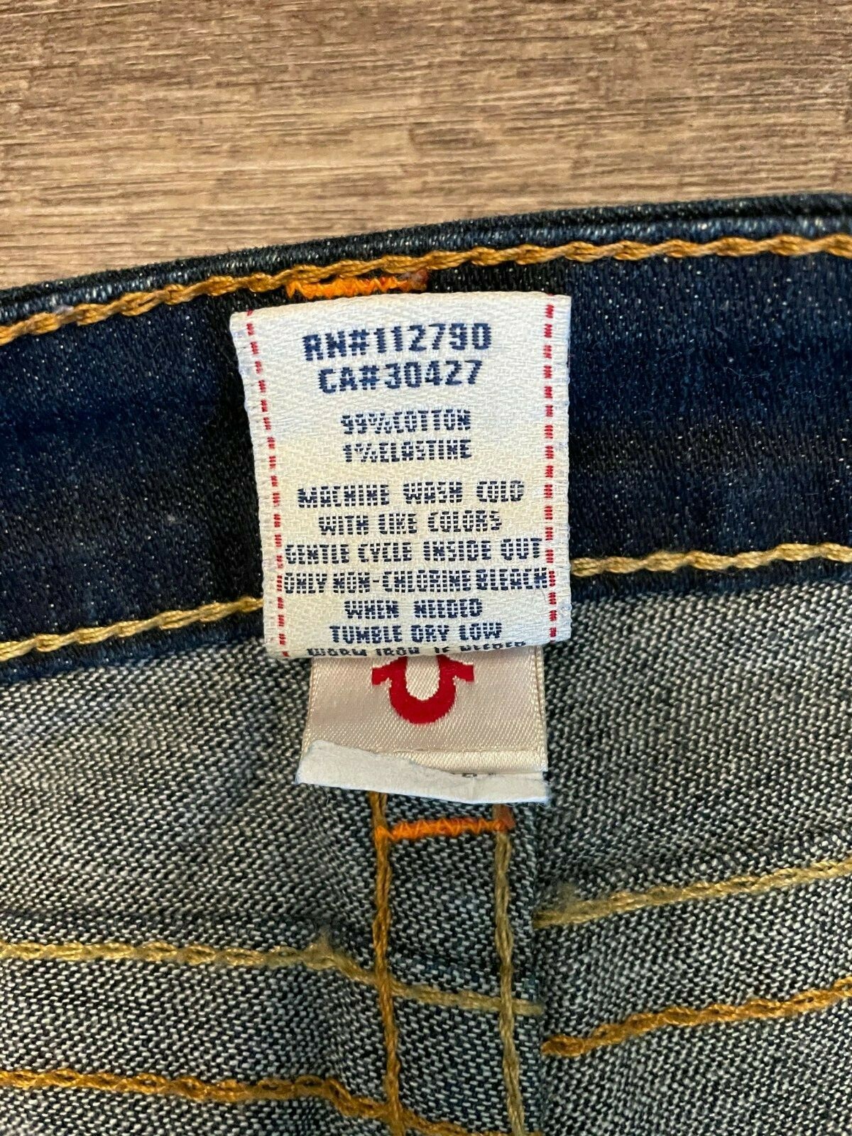 Classic Womens True Religion Jeans Cut#604727 Style#10-503 Made In USA Boot Cut thumbnail 10