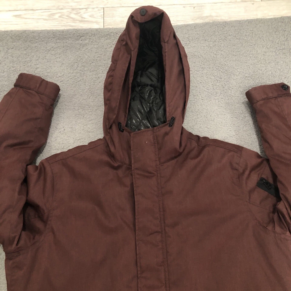 G-STAR RAW Jacket Women's Large Rackham  Long Parka Hooded Winter Zip Up - Image 4 of 4