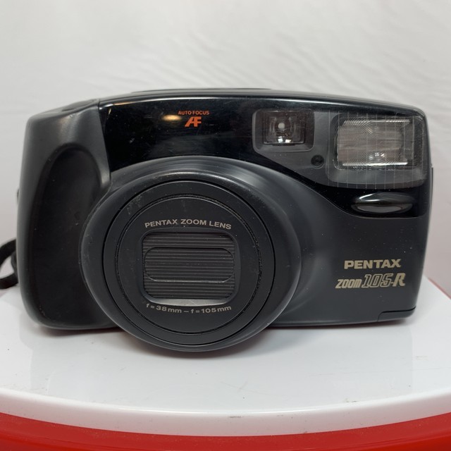 EUC Pentax Zoom 105R Auto Focus 35mm Point & Shoot Zoom Film Camera eBay