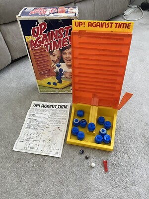 Vintage Retro Up Against Time! 1981 Ideal Corp Match & Stack Familienspiel