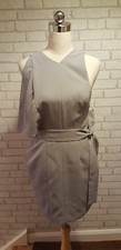 LOVERS WONDERLAND Ladies Curiosity Grey Mini Dress Size UK Small