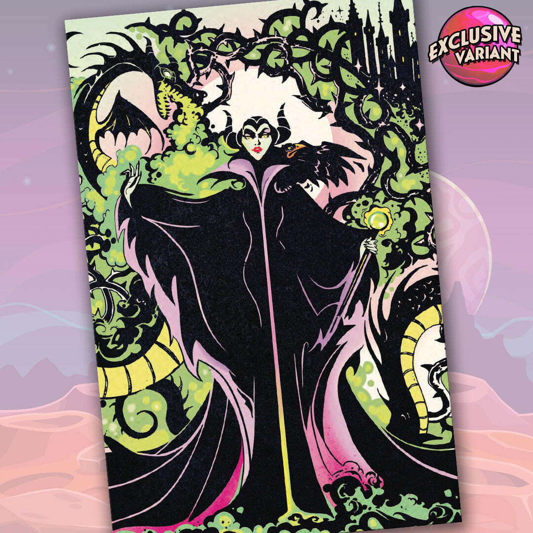 Disney Villains Maleficent #1 GalaxyCon Exclusive Otrakji Virgin Variant Comic