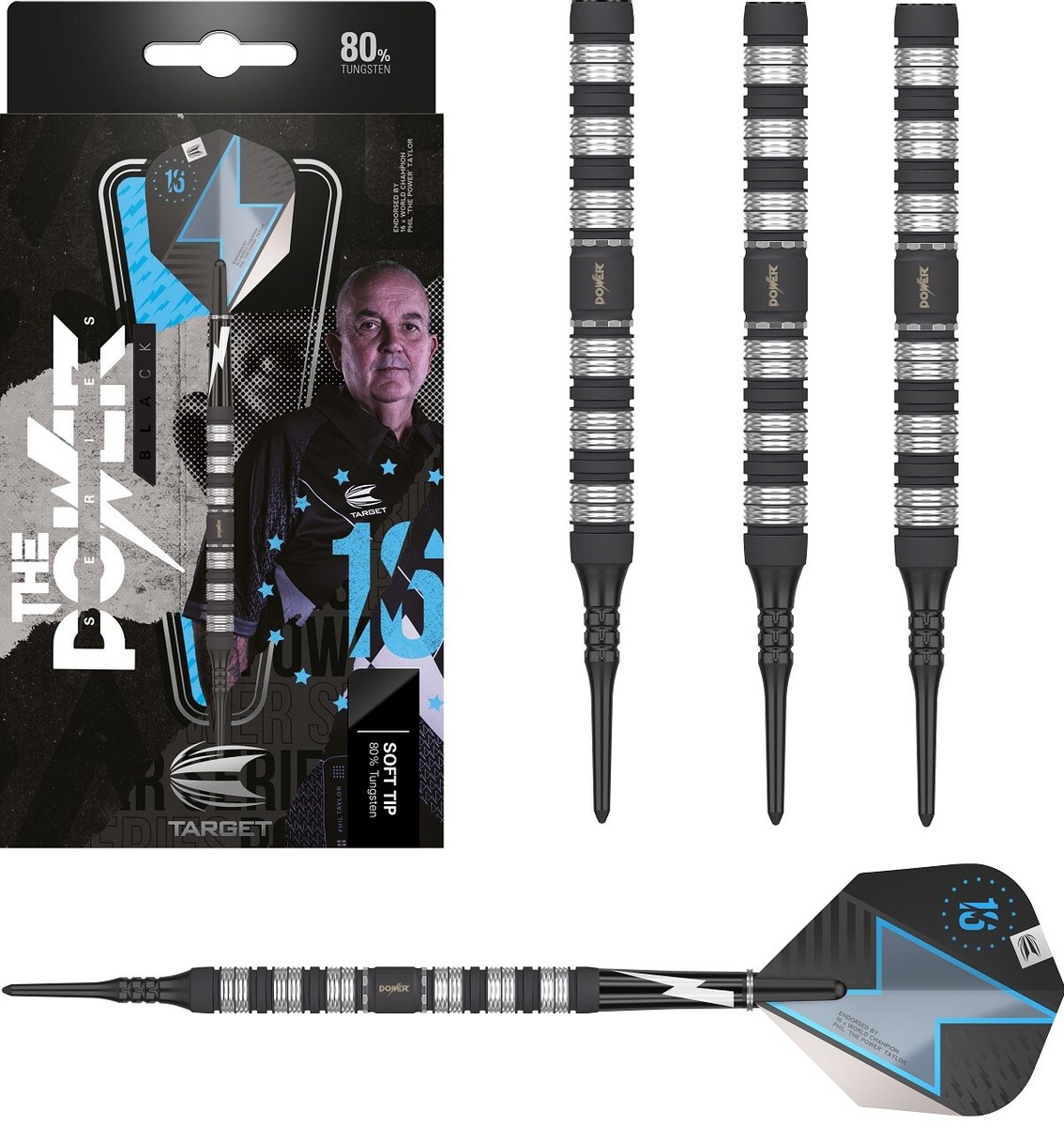 Phil Taylor Darts Target Darts Phil Taylor Power 9-Five Gen 10 20G