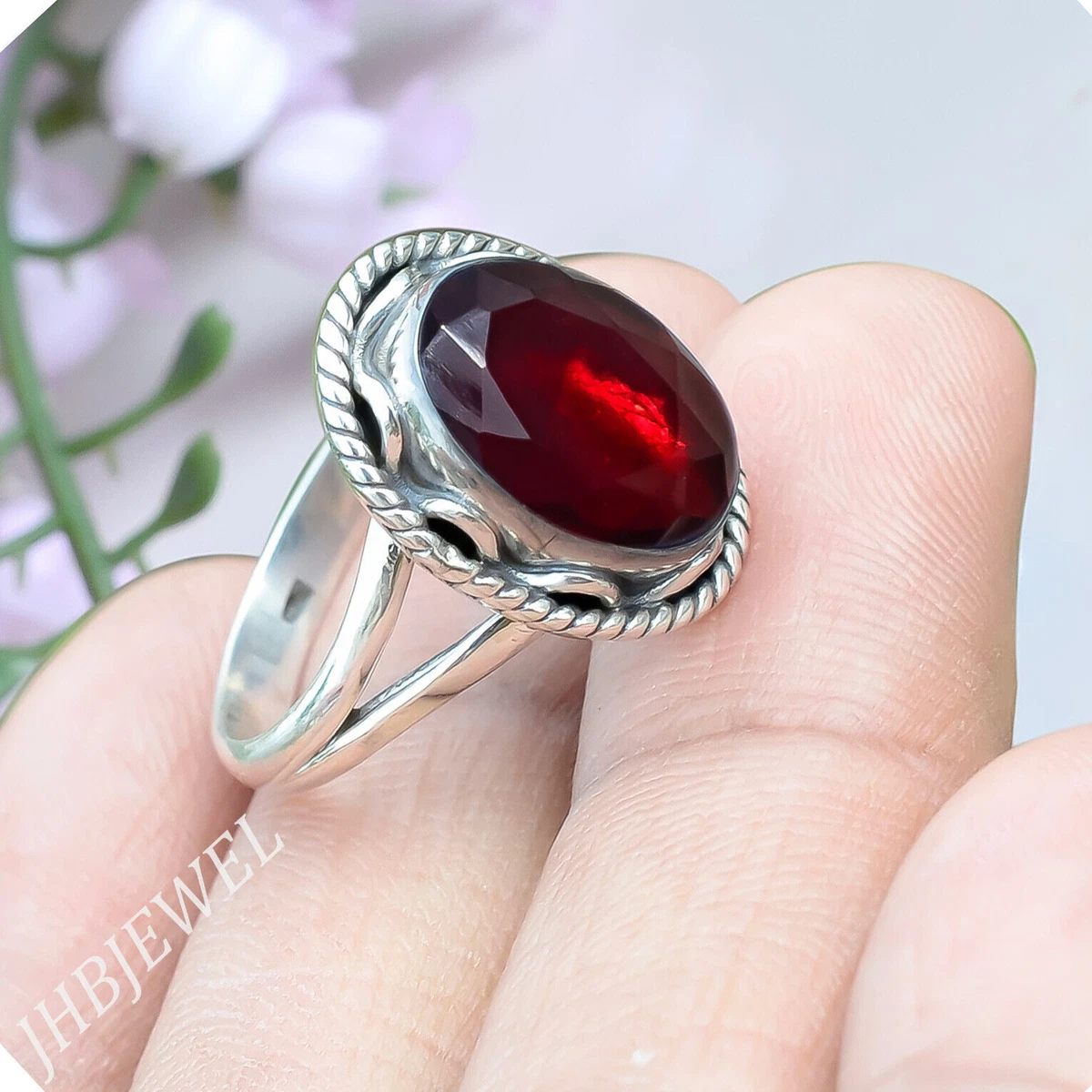 Red gemstone jewelry online