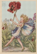 Pansy Fairy Flower Counted Cross Stitch Chart No. 8-428/1 