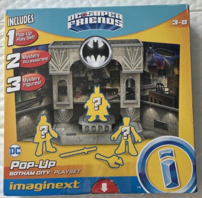 Imaginext DC Super Friends - Gotham City Pop-Up Playset (with 3 mystery figures)