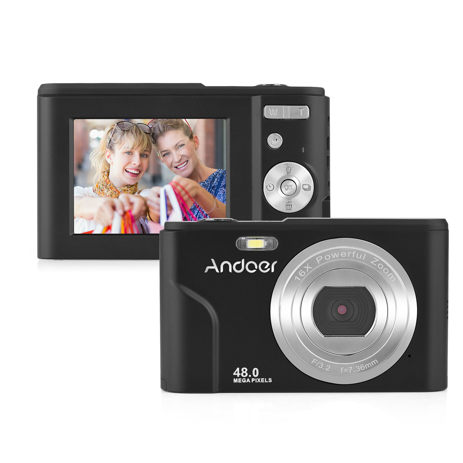 Portable Digital  48MP 1080P 2.4-inch IPS Screen 16X Zoom Auto V9G0