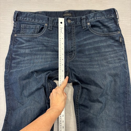Silver Zac Bootcut Jeans Herren 38 x 36 Relaxed Fit Loose Medium Wash Denim - Bild 14 von 18