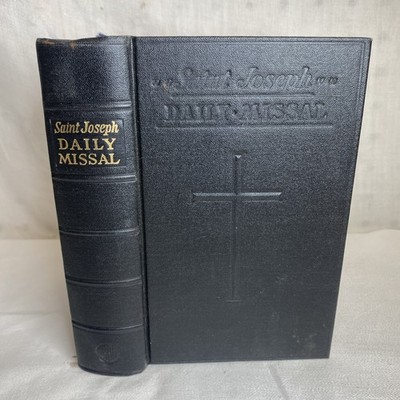 1963 Saint St. Joseph DAILY MISSAL Catholic Prayer Book-Confraternity Version