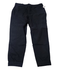Old Navy Mens 2XL Modern Jogger Pants Black Pockets Drawstring Cotton XXL