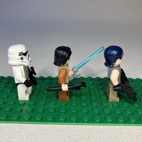 Lego 75090 Star Wars Rebels Ezra&rsquo;s Speeder Bike Sabine Wren Minifigure Lot Of 3