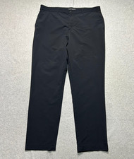 Banana Republic Performance Pants Mens 40 X 32 Black Straight Leg Tech Stretch