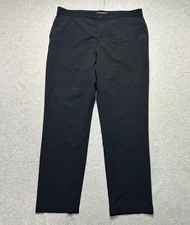 Banana Republic Performance Pants Mens 40 X 32 Black Straight Leg Tech Stretch