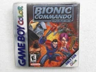 Bionic Commando Elite Forces Nintendo Game Boy Color Gameboy - Factory Sealed!