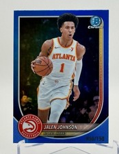2025-26 Bowman Chrome Basketball - Jalen Johnson #BCV-85 Blue Chrome /150