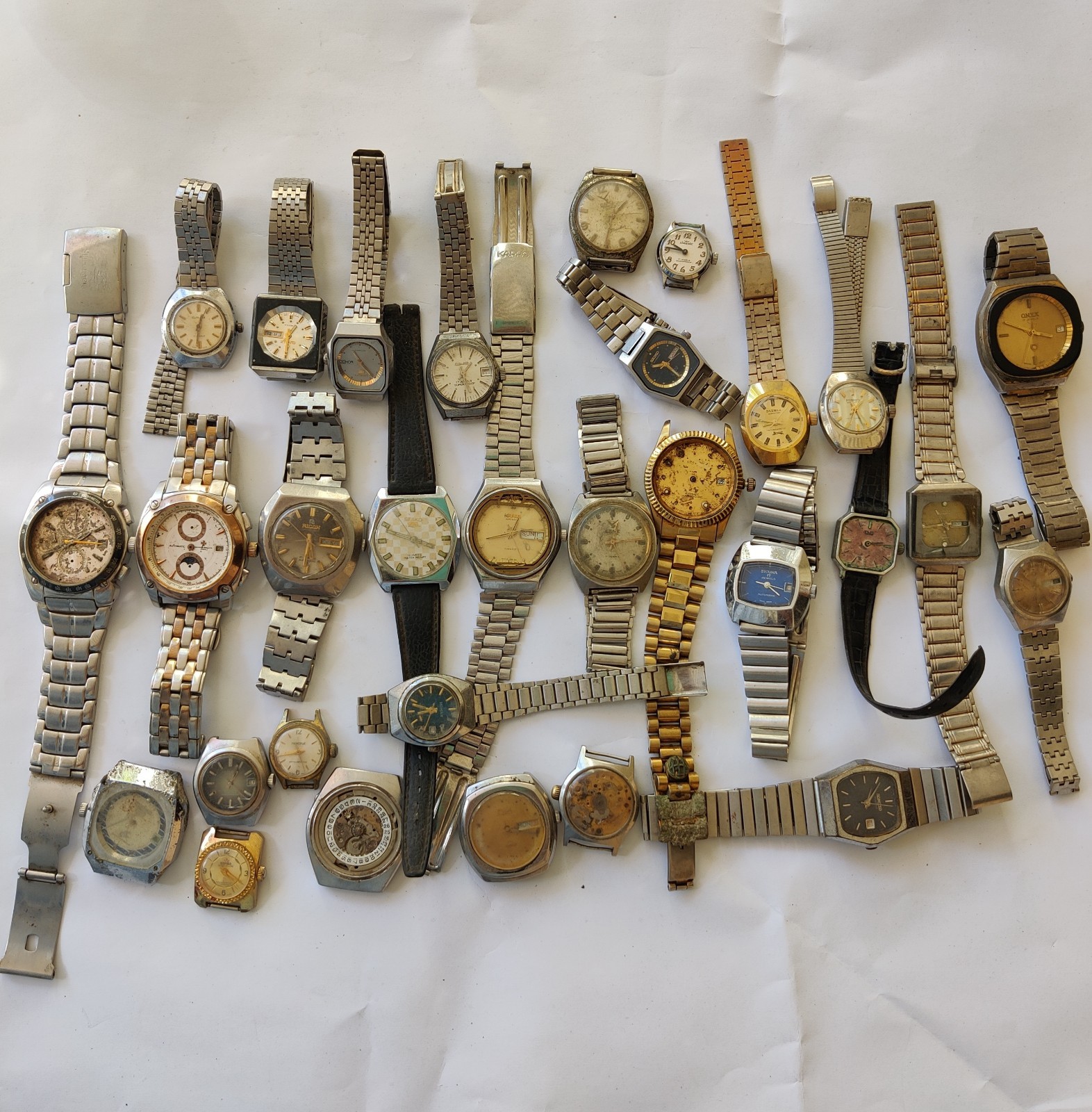 Scrap Repair VTG Parts 30 For Watches Mixed Brands | Lot Omex Seiko  Ricoh | - vintagewatches.pk