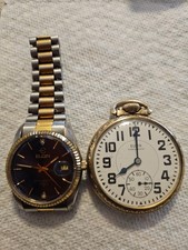 Elgin Shockmaster 657 - 17 Jewels Pocket Watch 10k GP. Not Ticking  Elgin FC350