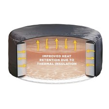 Cleverspa Universal Hot Tub Thermal Cover (2-4 Person Tubs)  Small Round 180cm 