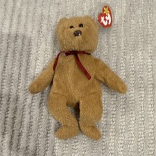 Ty Beanie Babies Curly Bear Retired Original 1993 Plush