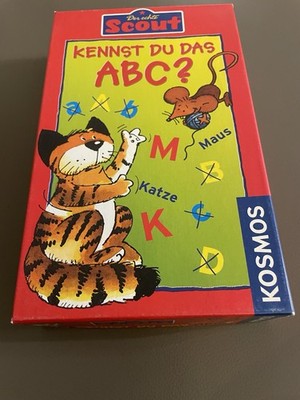 Kinderspiel Kennst du das ABC ? Kosmos, vollständig Groß. 18 x 11 x 3,5 cm