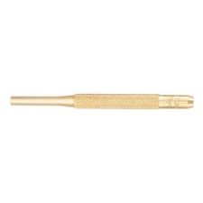 STARRETT B565F Brass Drive Pin Punch,7/32 In Tip,4 In L 3AET6