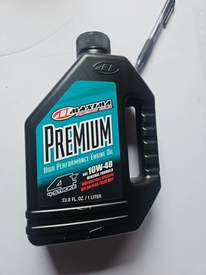 Maxima Racing Oil Maxum Premium 4-Stroke Motor Oil  10W-40 34901 NOS OEM OilSh 