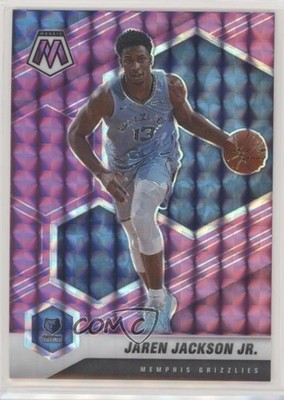 2020-21 Panini Mosaic Purple Mosaic Prizm 32/49 Jaren Jackson Jr #29 e6p
