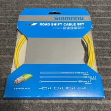 Shimano Road Bike Shift Inner Cable  Housing Set PTFE Coated Kit Yellow NEW