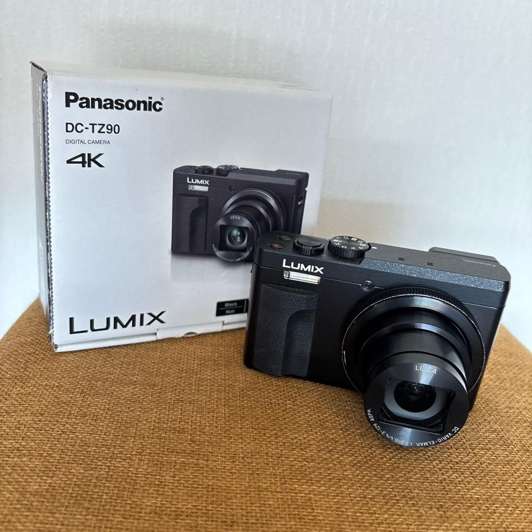 LUMIX DC-TZ90 LEICA 4.3-129mm/F:3.3-6.4 Black Panasonic 4K
