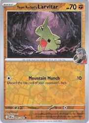 Team Rocket's Larvitar 094/182 Destined Rivals