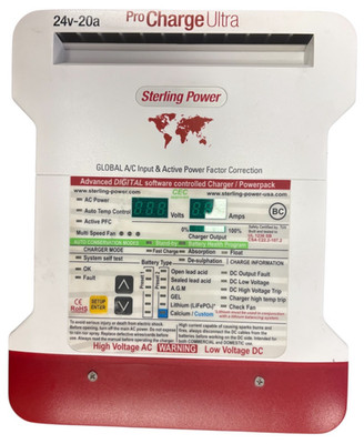 Sterling Power Pro Charge Ultra 24v-20a 3-Bank Charger #PCU2310