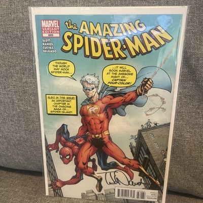 The Amazing Spiderman 669 - Extremely Rare FC Variant Signed By Todd Nuack 