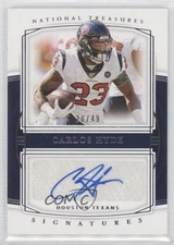 2019 Panini National Treasures Signatures Gold /35 Carlos Hyde #S-CH Auto