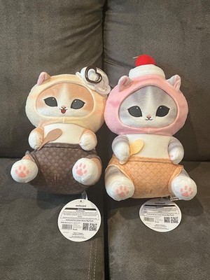 Set of 2 Mofusand Ice Nyan Cat Big Plush Round 1