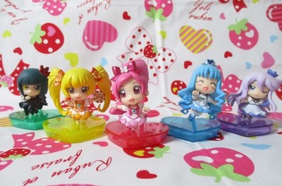 HeartCatch PreCure Figure Petit Character Set of 5 Doll CombineSave Japan Used A