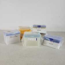 Lot Of Clean Pipette Tips .1-10uL, 10-1000uL, 10uL M, 1000uL, 2-200uL See Desc