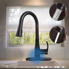Touchless Kitchen Faucet In Black