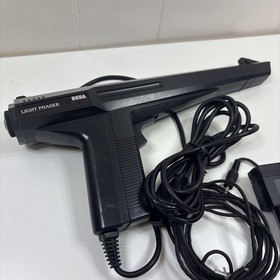 Sega 3D Glasses Sega Master System with Adapter Untested Light Phaser *READ*