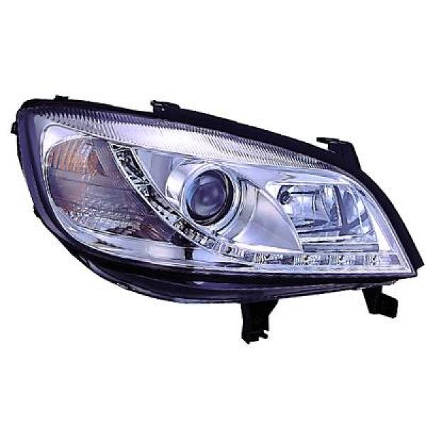 Designscheinwerfer Passend FüR Set Opel Zafira Baujahr 1999-2005 Klarglas/Chr-image