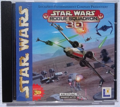 PC SPIEL AUF CD-ROM: STAR WARS - ROGUE SQUADRON 3D (SIEHE FOTOS)