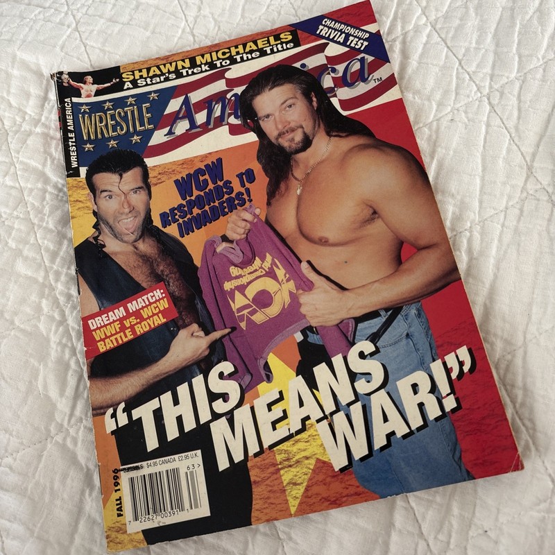 Wrestle America Magazine Fall 1996 NWO Kevin Nash Scott Hall Cover WWF WCW WWE
